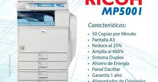 تعريف الطابعة ريكو ام بى 2000 : Ø±ÙŠÙƒÙˆ Ø§Ù… Ø¨ÙŠ 5001 Ù…Ø§ÙƒÙŠÙ†Ø© ØªØµÙˆÙŠØ± Ù…Ø³ØªÙ†Ø¯Ø§Øª Ø§Ù„Ø¹Ù…Ù„Ø§Ù‚Ø© Ø¨Ø§Ù„Ø¶Ù…Ø§Ù† Ricoh Mp 5001