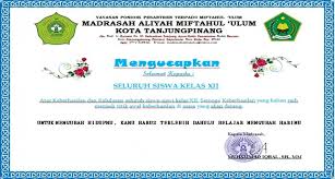 4 rumusan misi sekolah/madrasah (permendiknas nomor 19 tahun 2007) memberikan arah dalam mewujudkan visi sekolah/madrasah sesuai dengan tujuan pendidikan nasional; Surat Keputusan Kepala Madrasah Aliyah Miftahul Ulum Kota Tanjungpinang Tentang Penetapan Kelulusan Peserta Didik Tahun Pelajaran 2019 2020 Ma Miftahul Ulum Tanjungpinang