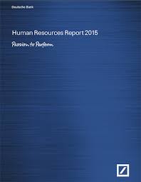 Employee Loyalty And Development Deutsche Bank Responsibility