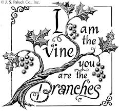 I Am The Vine You Are The Branches Clip Art Google Search I Am Bible Art Journaling Bible Verse Art Vine And Branches
