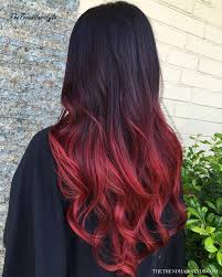 For all my red color loving friends, check out these incredible color combos of these two bold colors. Red Hot Ombre 60 Best Ombre Hair Color Ideas For Blond Brown Red And Black Hair The Trending Hairstyle