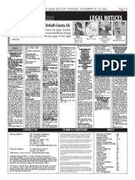 Complete the application online if your county allows it. The Champion Legal Ads 11 19 20 Foreclosure Public Sphere