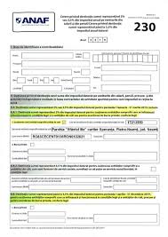 Formularul 230 RedirecÈ›ioneazÄƒ CÄƒtre Noi 2 3 5 Din Impozitul Pe Venit Din 2019 Parohia SperanÅ£a