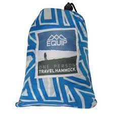 Equip One Person Hammock In Cracked Geo Blue Red Travel Hammock Hammock Person