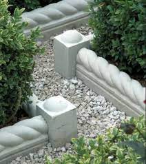 What are the shipping options for edging stones? Roped Edging Stone D210a Haddonstone Usa