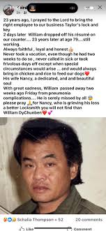 Beloved locksmithing community member passes away