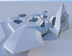 3d Futuristic Building 6 Cgtrader Building Futuristic 3d Model