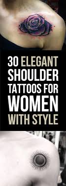 The sinuous lines of the dragon's body supported by scales and fangs take a front shoulder tattoo to the next. 30 Elegant Shoulder Tattoos For Women With Style Tattooblend