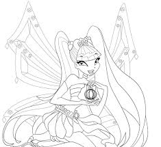 Winx club coloring pages are a fun way for kids of all ages to develop creativity, focus, motor skills and color recognition. Free Printable Winx Club Coloring Pages For Kids