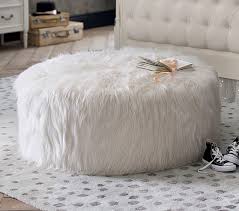 They come with lids and are hollow inside so you can store all your daily essentials in style. The Emily Meritt Oversized Fur Nursery Ottoman Pottery Barn Kids