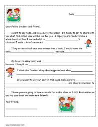 Each portfolio should include at least one example of each. A Friendly Letter To Next Year S Student With Free Template