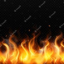 Fire with sparks and smoke isolated on transparent background. Realistic Fire Images Free Vectors Stock Photos Psd