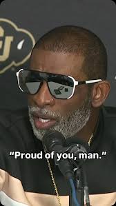 deionsanders showed his support to a 19-year-old reporter during his press  conference after Colorado's victory over Colorado State ❤️