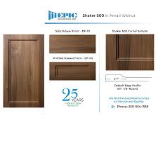 Shaker 600 In Amati Walnut In 2020 Custom Cabinet Doors Doors Door Manufacturer