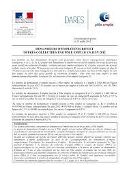 Check spelling or type a new query. Demandeurs D Emploi Inscrits Et Offres Collecta C Es Par Pa Le Emploi En