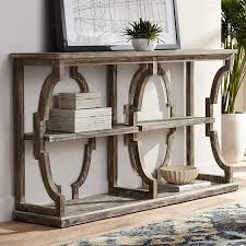 Stockton 64 Wide Chestnut 3 Tier Console Table 37m99 Lamps Plus Console Table Decorating Traditional Console Tables Decor