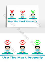 Vektor gambar orang pakai masker kartun png ideku unik. Gambar Masker Template Psd Png Vektor Download Gratis Pikbest