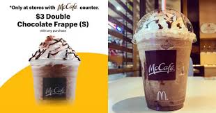 How many calaries in a mcdonald's frappe? Mcdonald S App Has 3 Double Chocolate Frappe Deal You Can Redeem At All Mccafe Outlets Till Sept 30 Great Deals Singapore