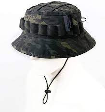 Amazon Com Zapt Boonie Hat Military Camo Cap Hunter Sniper Ghillie Bucket Hats Adjustable Jungle Bush Hat Multi Camo Clothi Military Camo Hats Jungle Hat