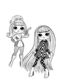 New lol omg are the older sisters of lol surprise dolls. Lol Surprise Series 4 Lol Omg Doll Coloring Pages