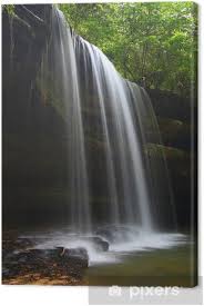 Our alabama football canvas art is stretched on 1.5 inch thick stretcher bars and may be customized with your choice of black, white, or mirrored sides. Caney Creek Falls In Alabama Canvas Print Pixers We Live To Change