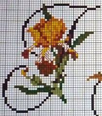 Find beautiful borders, alphabets, monograms, nature, and baby you could, for example, stitch a border onto a burp cloth and add baby's monogram centered in the border. Flora Fauna Alphabet J Monogram Cross Stitch Cross Stitch Alphabet Cross Stitch Letters