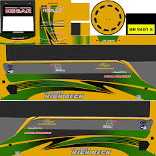Untuk memodifikasi bus yang ada di game bussid, ada 5 template livery yang disediakan oleh game bus simulator indonesia. Livery Bus Sugeng Rahayu Shd Jernih Modifikasi Motor Keren