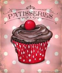Pin By Martinel Art On Cards Decoupage Cupcake Art Cupcake Illustration