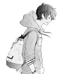 Black And White Anime Boy Pinterest Pin By Michael Fuerzas On Inspiration For Stories Anime Drawings Boy Cute Anime Boy Cute Anime Guys