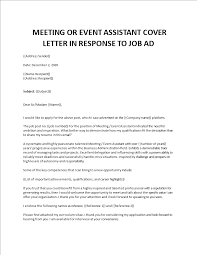 Here are some of the best cover letter examples, including one submitted to us at hubspot. Meeting Assistant Job Application Letter