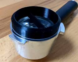 That stops it moving around when you're inserting and pulling out the portafilter. Coffee Distribution Tool Delonghi Dedica 680 685 3d Model