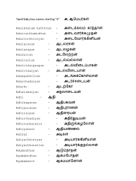 Looking for top hindu boy names starting with r for your baby? Tamil Baby Boy Names