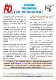 Vous y trouverez toutes les infos nécessaires pour monter vos vœux de combien faut il de points pour obtenir un tel poste (données de 2019 car nous n'avons plus accès aux résultats individuels depuis mai 2020 suite à la loi. Archives Des Mouvement Et Mutation Snudi Fo 53