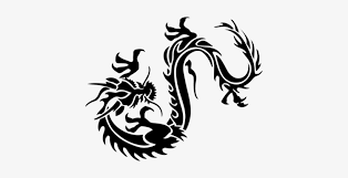 Chinese dragons and their meanings: Chinese Dragon Tribe Tattoo Computer Icons Black And White Dragon Png Free Transparent Png Download Pngkey