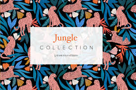 117,000+ vectors, stock photos & psd files. Jungle Pattern Collection Cheetah Patterns Floral Pattern Patterns By The Little Cloud Thehungryjpeg Com