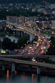 City Street Lights Abstract Pittsburgh Pa By Terry Deluco City Streets Pittsburgh Pa Pittsburgh Art