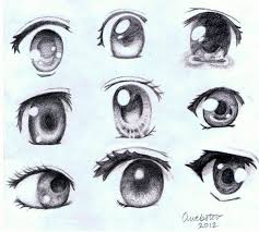Les Differentes Facon De Faire Des Yeux Manga Yeux Manga Croquis Oeil Yeux Dessin