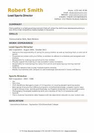 3,464 sports information director jobs available on indeed.com. Sports Director Resume Samples Qwikresume
