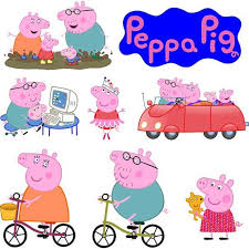 Peppa Pig Cardstock Cutout Printable Get Free Cupcake Toppers Peppa Pig Pictures Peppa Pig Birthday Peppa Pig