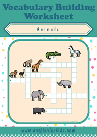 Smart, easy and fun crossword puzzles to get your day started with a smile. Animals Crossword Puzzles