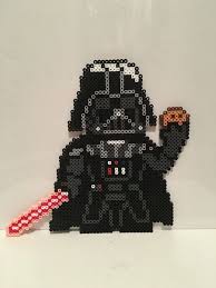 Star Wars Darth Vader With Cookie Inspired Perler Bead Sprite Star Wars Cookie Ideas Of Star Wars Cookie Sta In 2020 Diy Perler Beads Bead Sprite Perler Bead Art