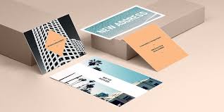 Canva is an easy to use graphic design website that will help you create your custom change of address cards in around 10 minutes and for free. Change Of Address Cards New Address Postcards Moo Uk