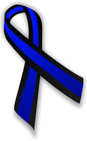 Black And Blue Playing Near Me Blue And Black Ribbon Awareness Ribbons Black Awareness Dallas Police Officers