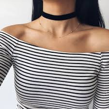 Claudia Shoulder Top Is Back In Stock Paired With Starline Necklace Candice Velvet Choker Fashion Chokers Style