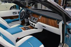 Rolls Royce Dawn Bespoke Interior In Arctic White With Turchese Contrast Rolls Royce Rolls Royce Interior Rolls Royce Dawn