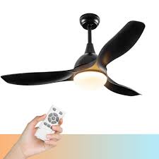 Ceiling fans may still be notorious for being eyesores, but plenty of models now exist without the gaudy candelabra lights and annoying pull chains. Costway 48 Ceiling Fan W Dimmable Led Light Remote Control Modern Reversible Blades Walmart Com Walmart Com