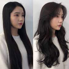 Long Curly Hair Korean Long Hair Curly Hair Korean Long Korean Long Hair Hair Color Asian Long Hair Waves
