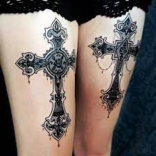 The design was taken from a pendant that my parents gave me when i celebrated my confirmation. Tatto Wallpapers Vintage Cross Tattoos