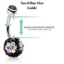 Bellylicious Belly Ring Sizing Chart Body Piercing Size