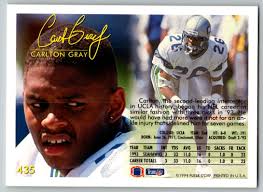 1994 FLEER CARLTON GRAY SEATTLE SEAHAWKS #435